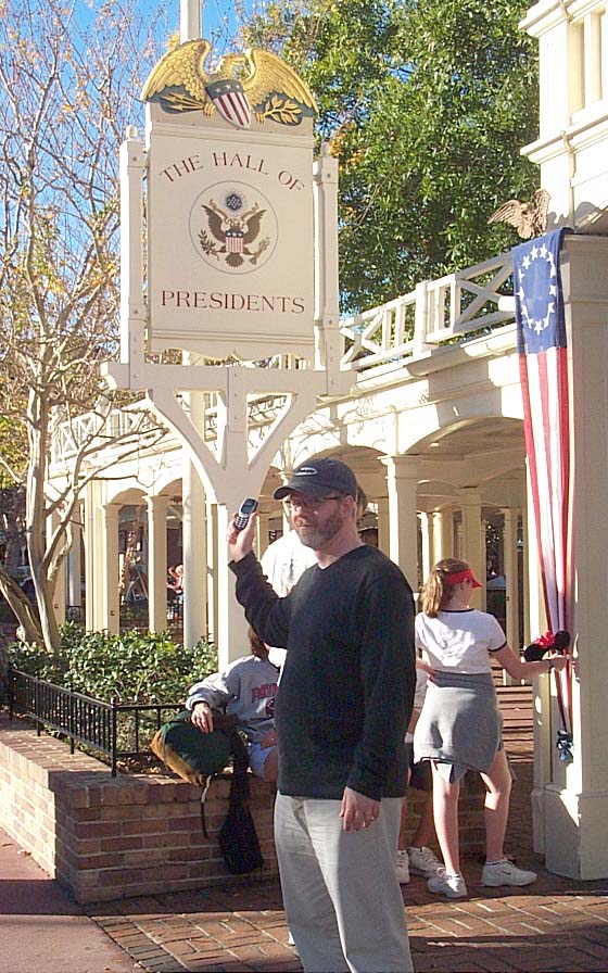 Bill at the Hall of Presidents