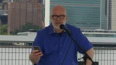 William Shunn reads at Line Break #7a at the Queens Book Festival - click to view - mousewheel to zoom