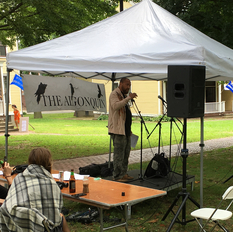 Oscar Sanders reads at Line Break #9a at the NYC Poetry Festival - click to view - mousewheel to zoom