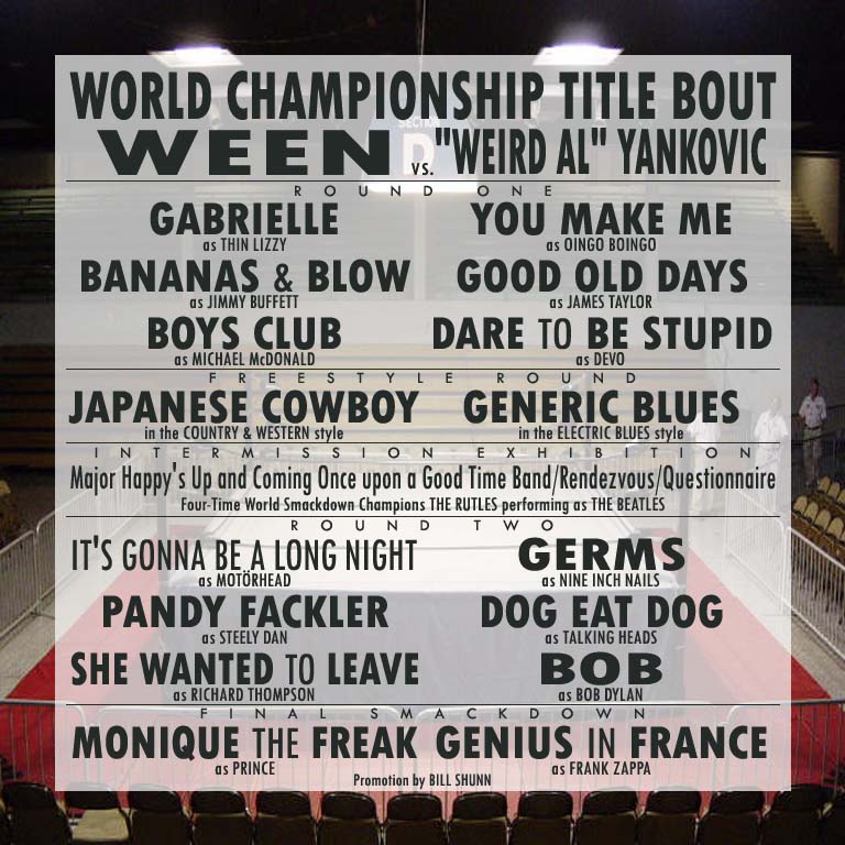 Songsmither Smackdown!!: Championship Battle of the Stylistic Parodists