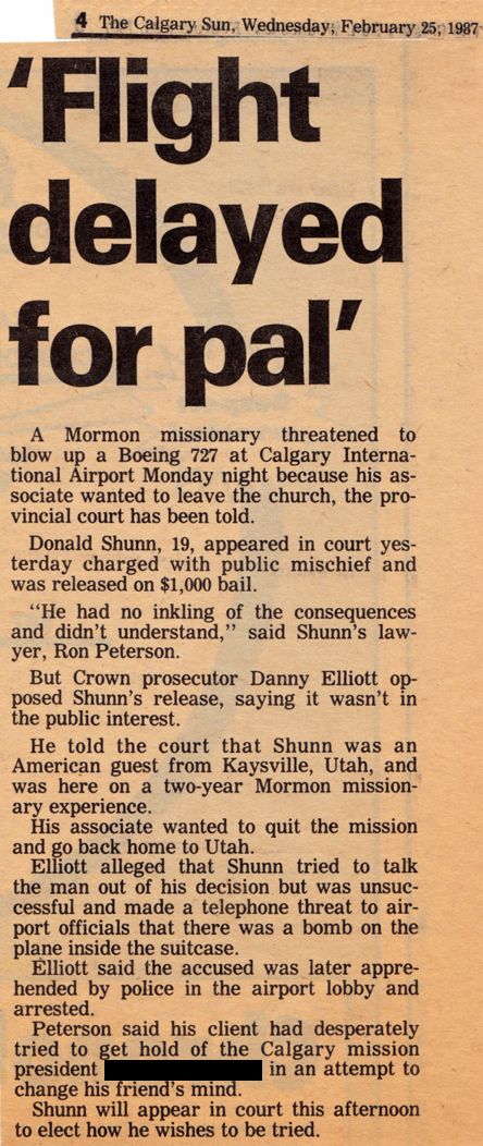 'Flight delayed for pal'